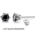 1.0 black moissanite