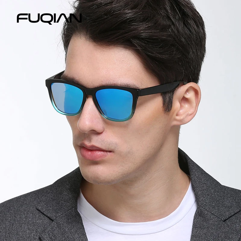 sunglasses with blue shades