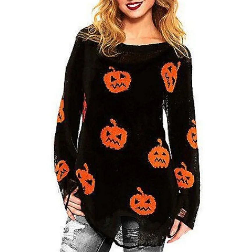 Fashion Women Halloween Irregular Hem 