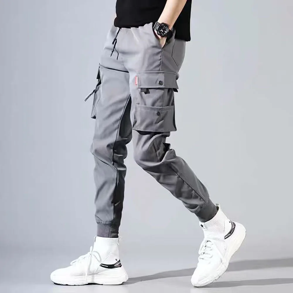 Men Trousers Jogging Military Cargo Pants Casual Outdoor Work Tactical Tracksuit Pants Summer Thin Plus Size Men's Clothing 5XL