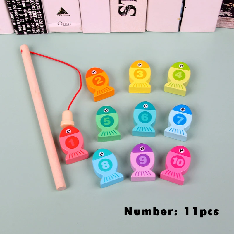 Wooden Magnetic Fishing Game Puzzle