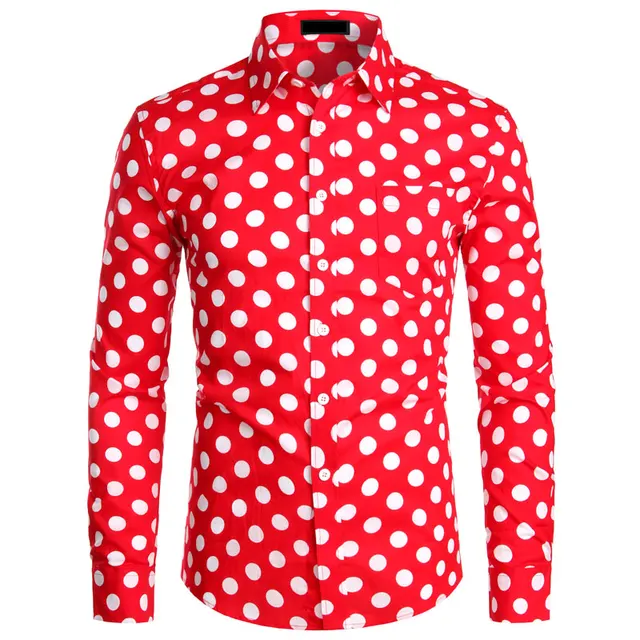 Dot shirt mens Clearance