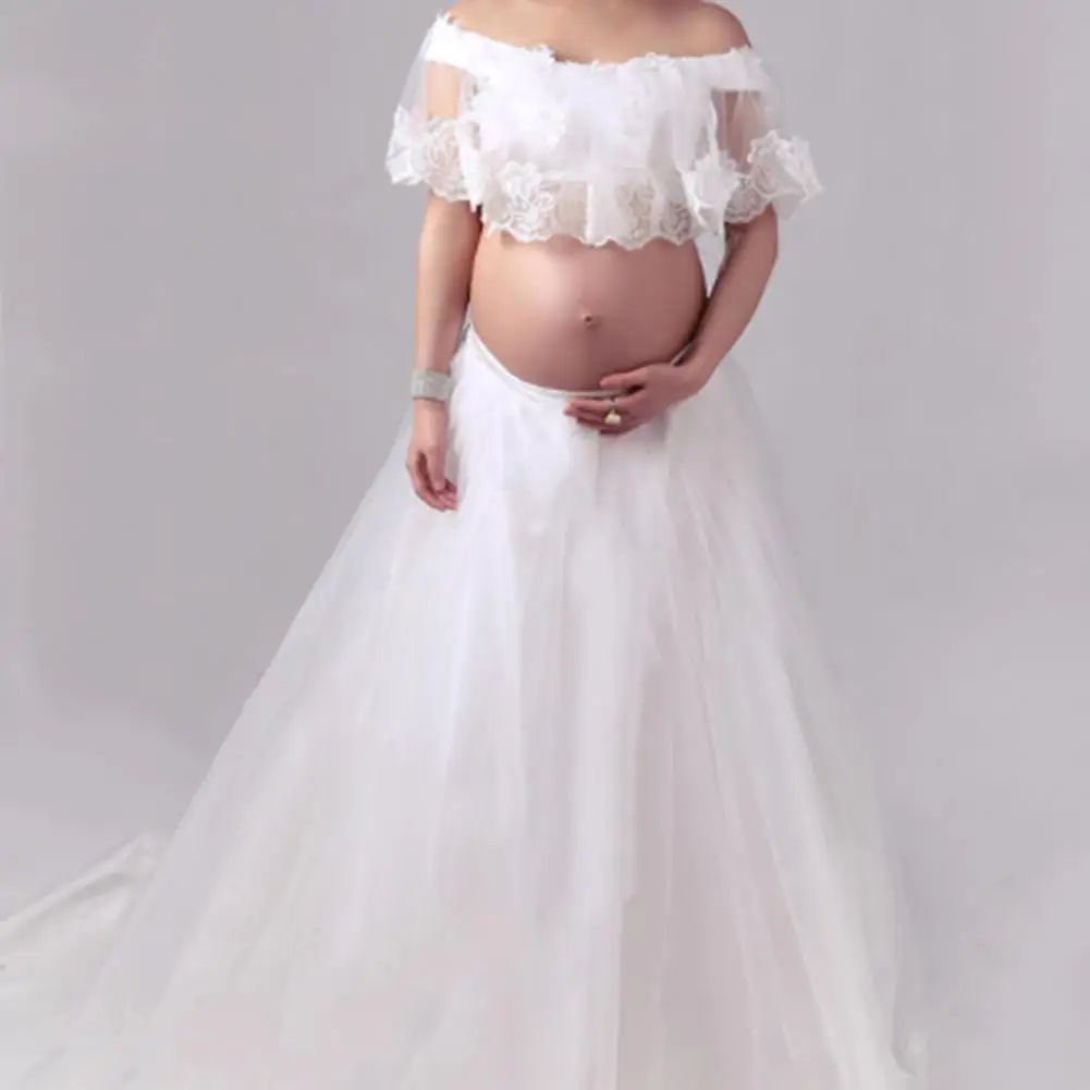 2 piece maternity gown