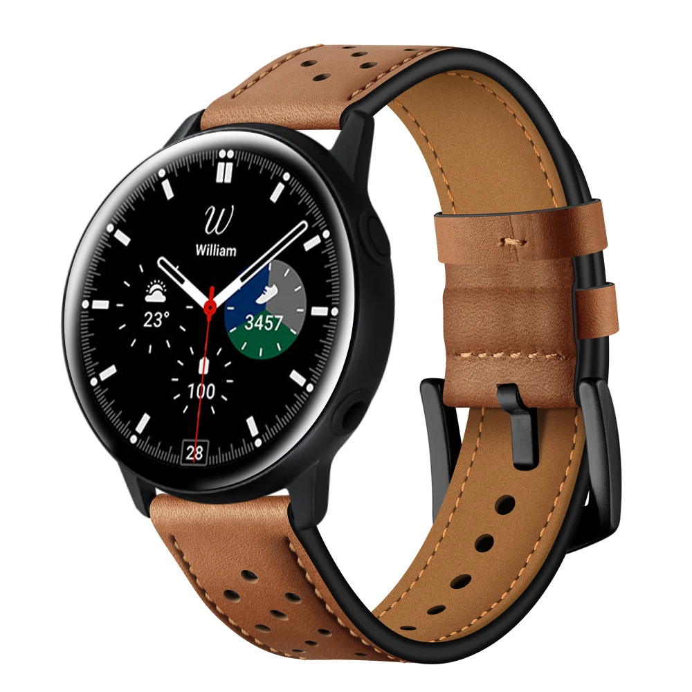 20mm 22mm Leather Band 