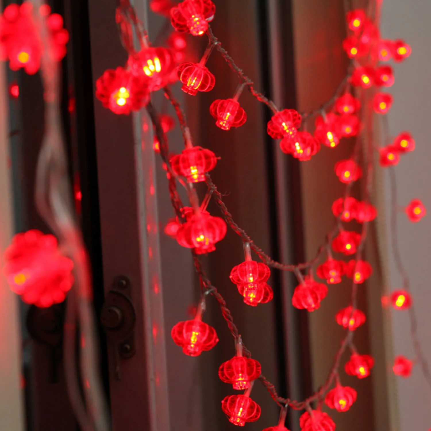 battery operated lantern string lights