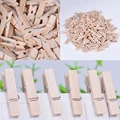 50Pcs 25Mm,30Mm,45Mm 72Mm Clothes Pegs Mini Wooden Paper Photo