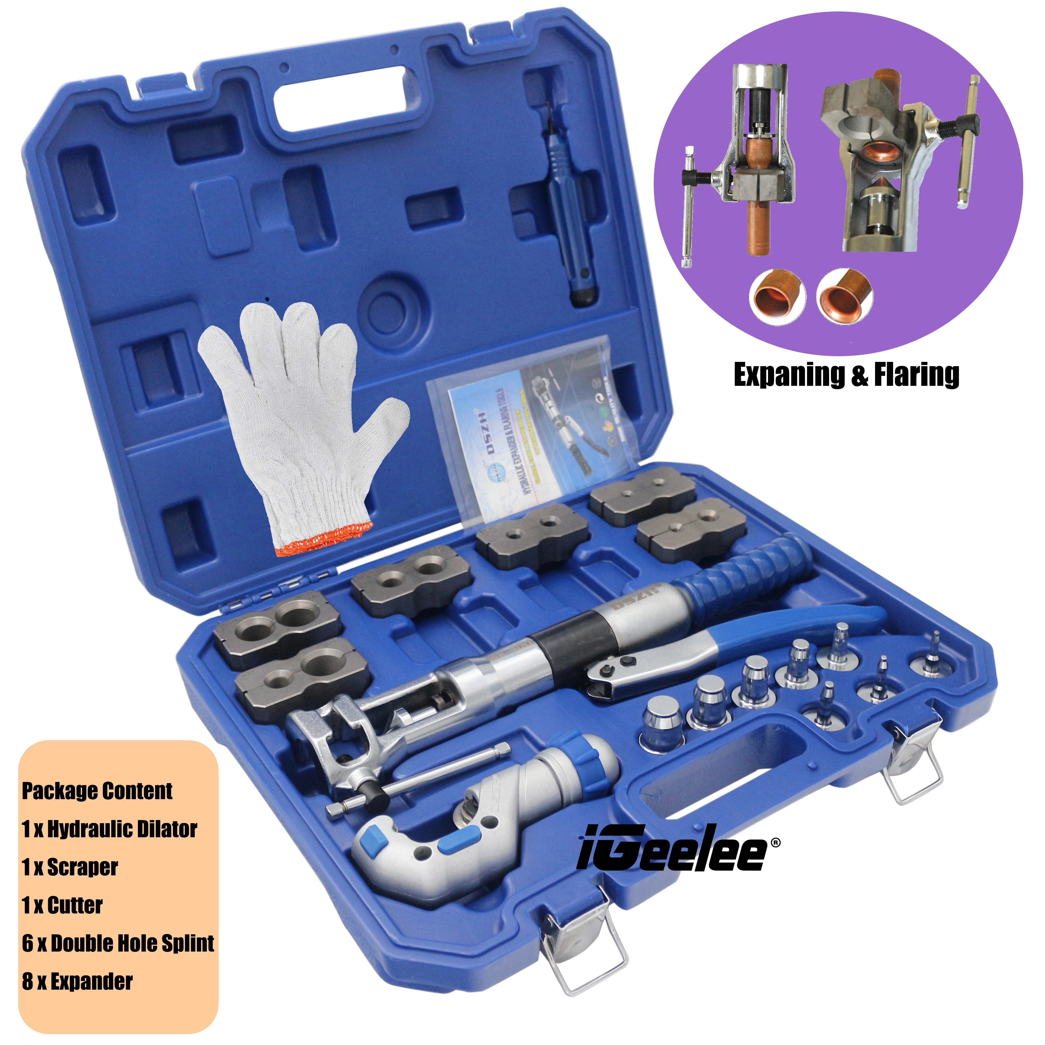 VEVOR Hydraulic Flaring Tool Kit With Tube Cutter Flare, 41 OFF