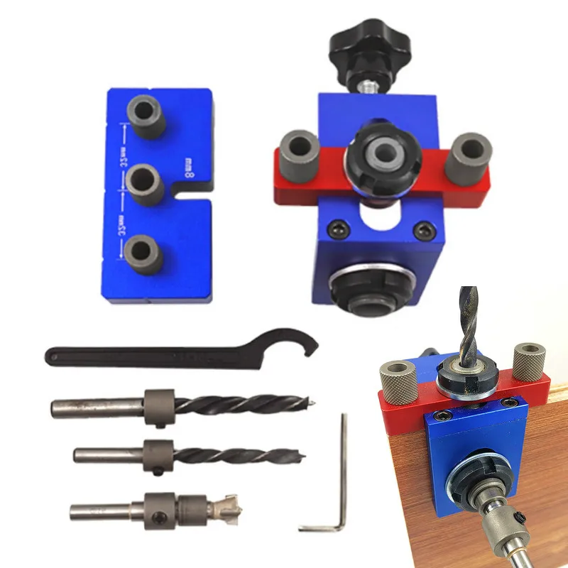 Wood Doweling Jig Pocket Hole Drilling 