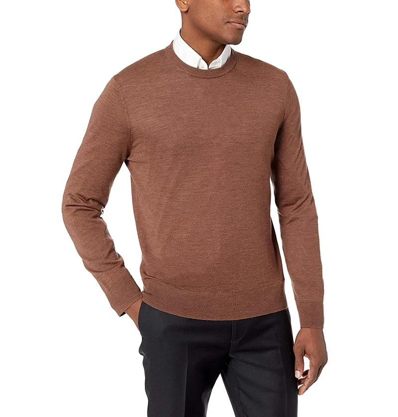 crew neck wool sweater