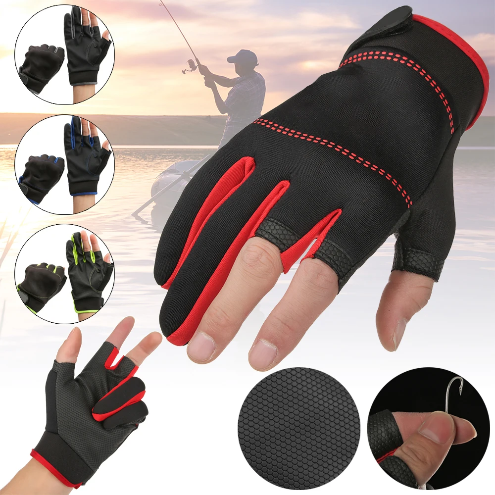 3 finger winter work gloves