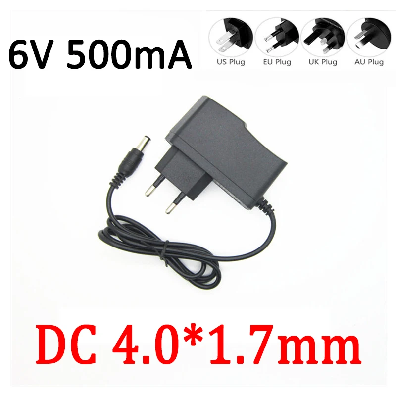 6V 500mA 0.5A High quality Universal AC DC Power Supply Adapter Wall Charger For Omron M2 Basic Blood Pressure Monitor Charger-animated-img