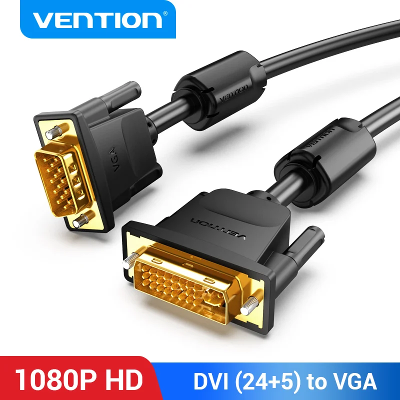 Vention DVI to VGA Cable 1080P 60Hz DVI 