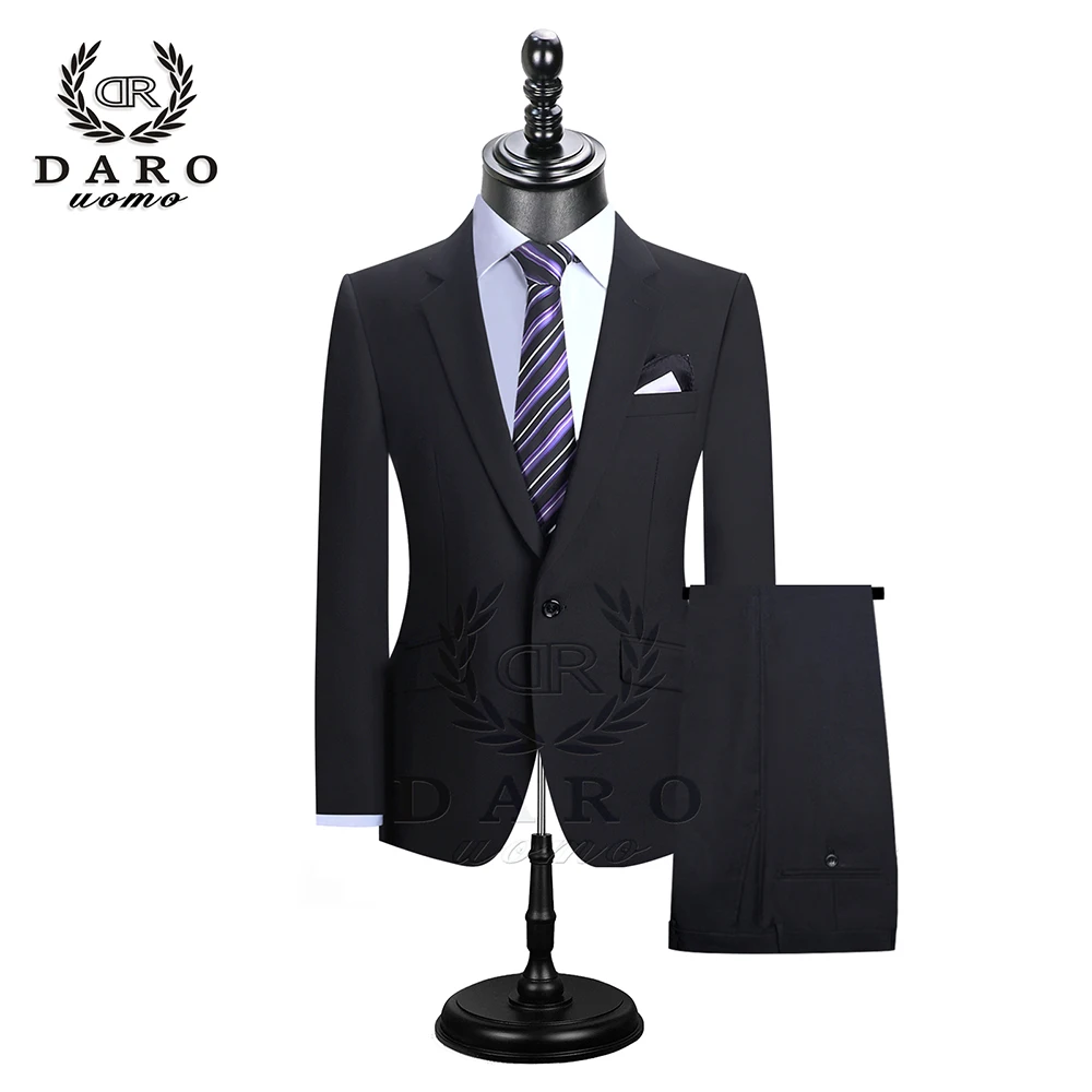 2023 DR  DARO UOMO Men Suits Blazer With Pants Slim Fit Casual One Button Jacket for Wedding DR8158-animated-img
