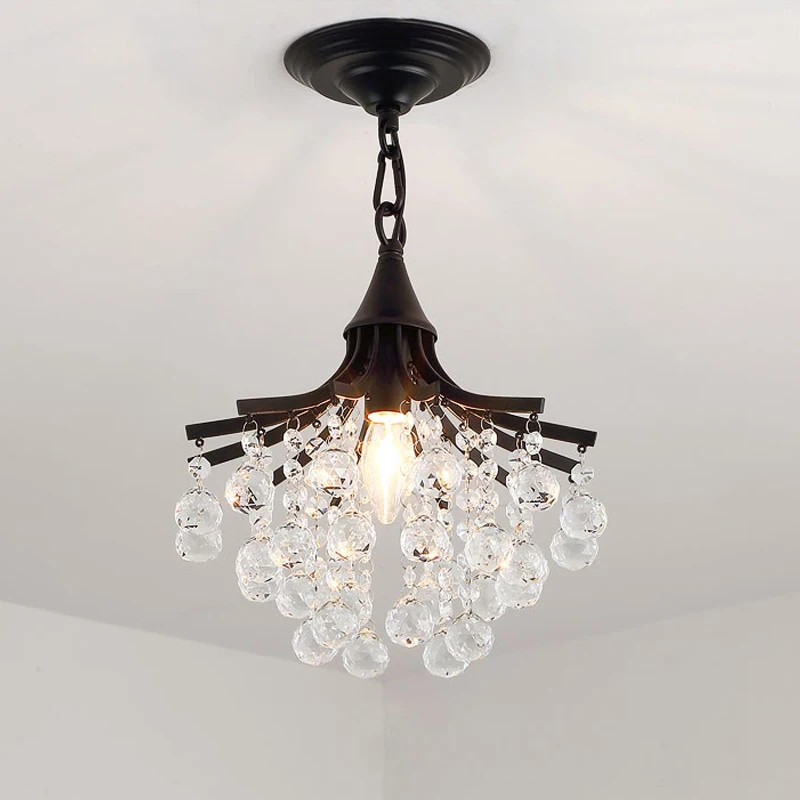 small crystal chandelier