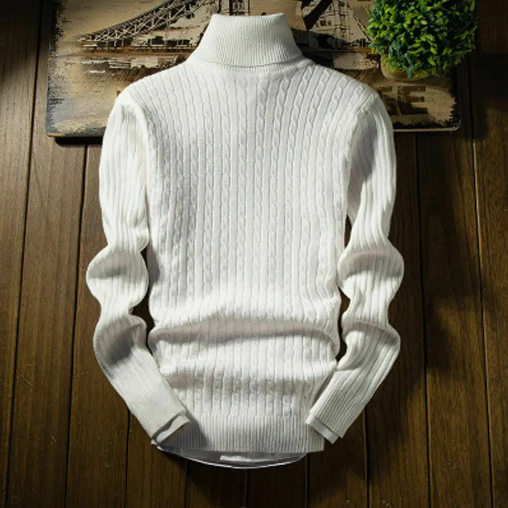 Mens Casual Slim Fit Pullover 