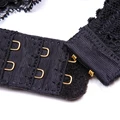 Varsbaby sexy lace 5 pcs bras+garters+panties+thongs+stockings underwear black/pink /white plus size bra set preview-6