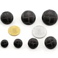 New 10pcs Round Imitation leather Buckle Plastic buttons for clothing Decorative sewing accessories preview-4