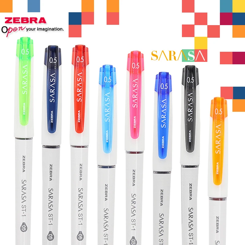 1pcs JJ5 Sarasa Clip Gel Pens Colored Ink 0.5mm Vintage Gel Ink