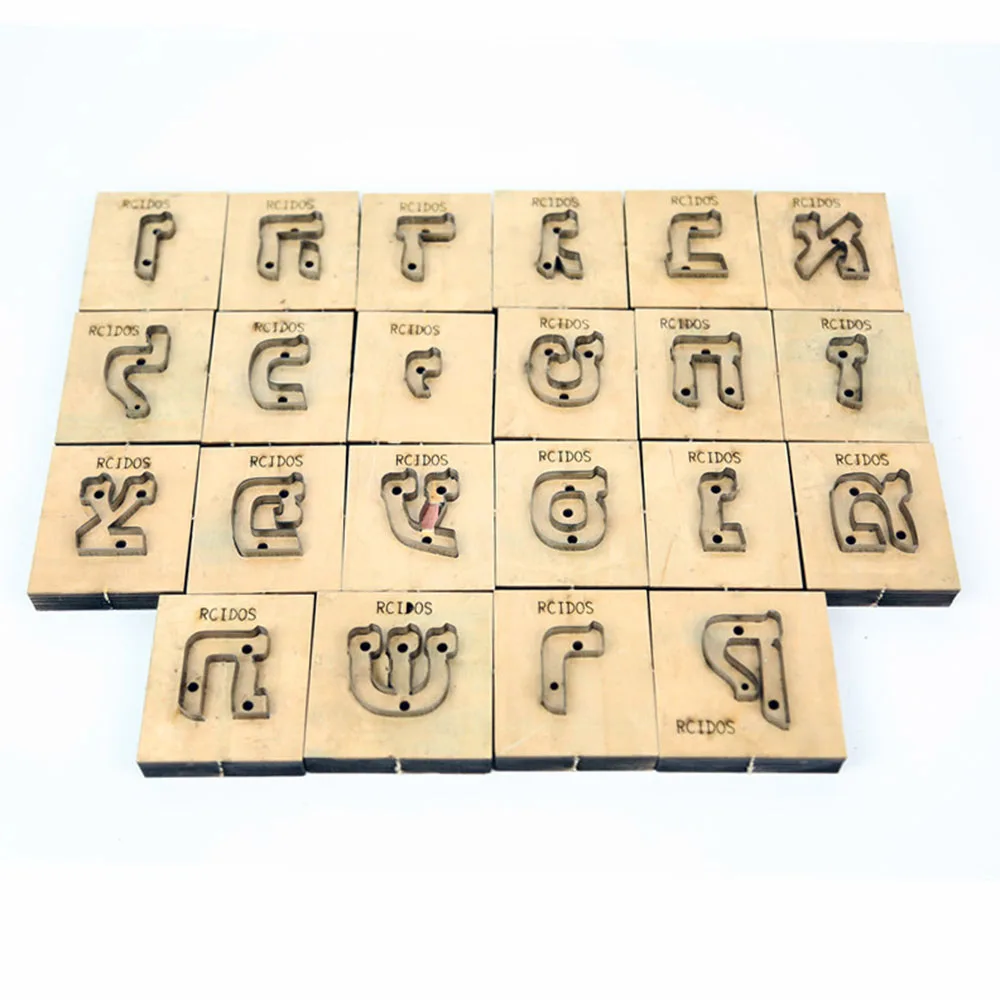 98pcs Scrabble Tiles Alphabet Wood Tiles In Hebrew Letter Crosswords Board  Game Letter Puzzle Wooden Toys for Kid Favors