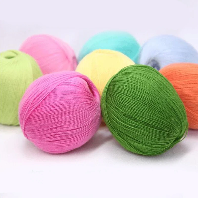 50g/Roll Soft Baby Milk Cotton Yarn Comfortable Wool Blended