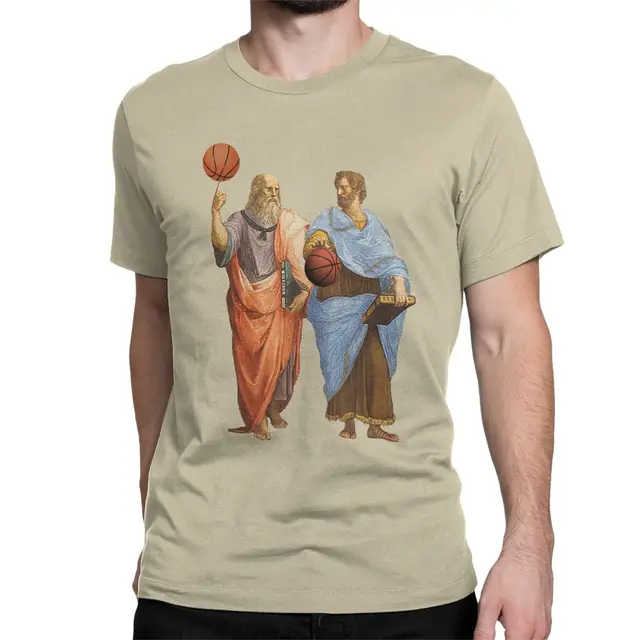 קנו חולצות | Men Plato And Aristotle In 