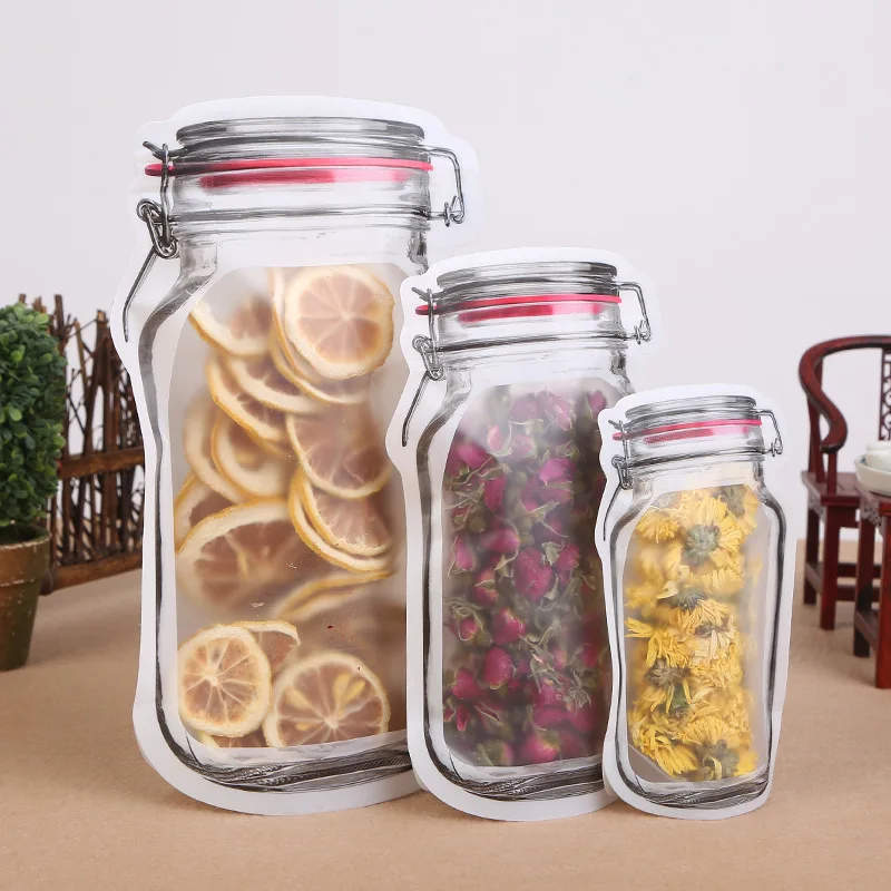 zipper jar reusable bags