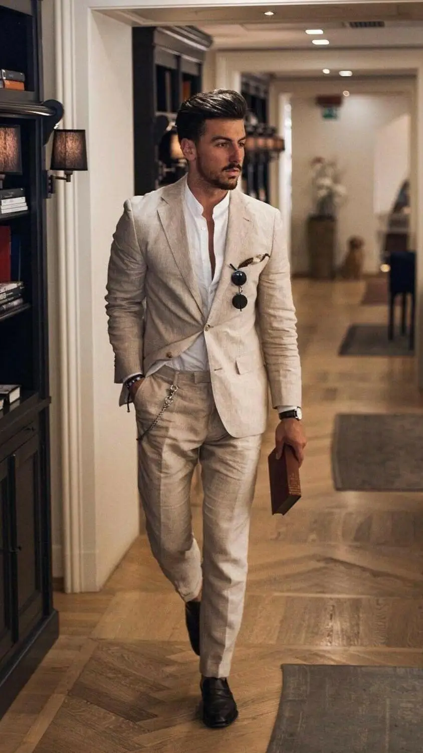 cotton and linen suits