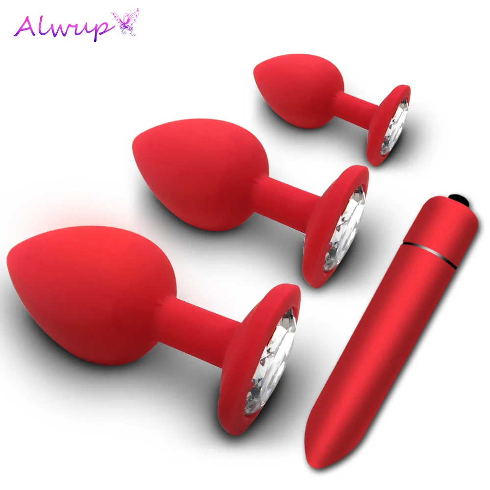 Купить Секс товары | Soft Silicone Anal Butt Plug Prostate Massager Adult  Gay Products Anal Plug Mini Erotic Bullet Vibrator Sex Toys for Men Women