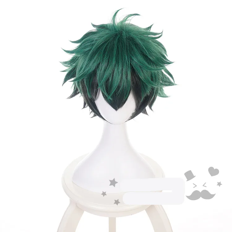 deku costume wig