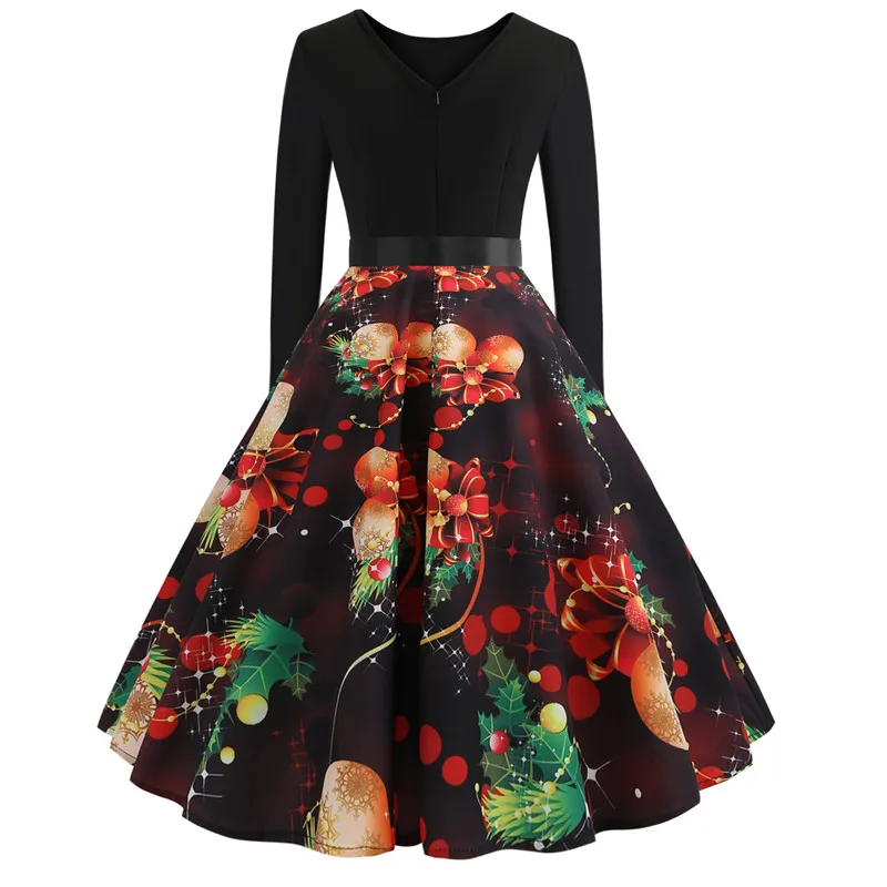 evening swing dress