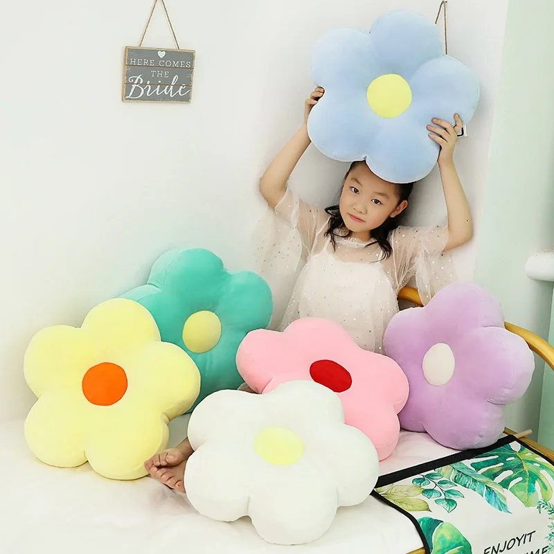 flower plush chair