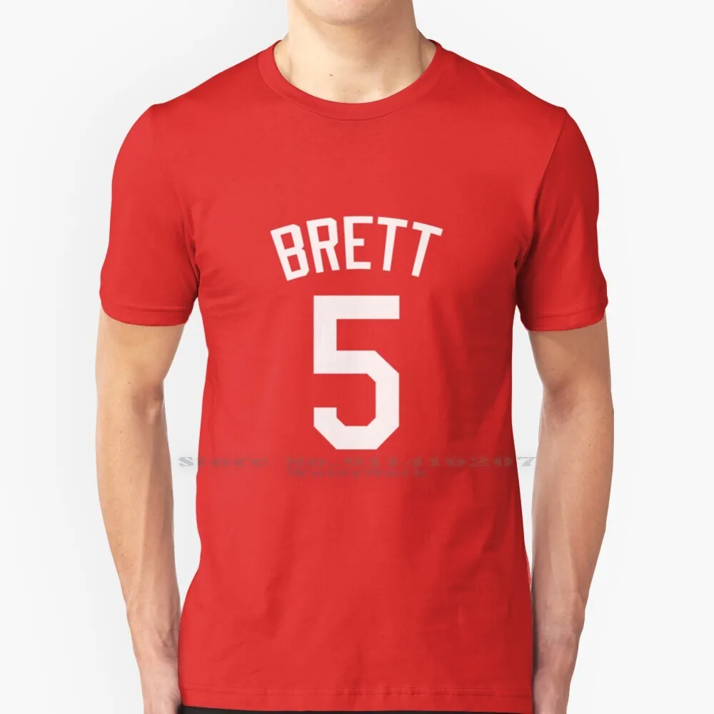 George Brett T Shirt 100% Pure Cotton Baseball George Brett Kansas