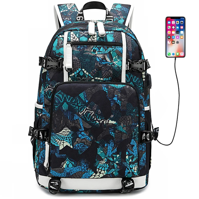 graffiti backpack purse