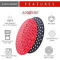 Air Fryer Lined Silicone Pad 7.5/8/8.5/9 Inch Square Round Heat-Resistant Non-slip Reusable Pot Mat Kitchen Accessories Gadgets preview-4