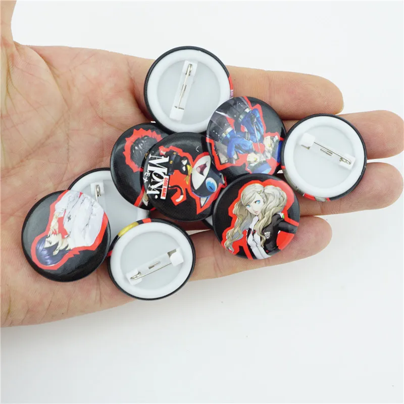 10Pcs/Set Anime Haikyuu!! Badges Pins Button Brooch Chest Ornament Clothing  For Backpacks Cosplay Itabag