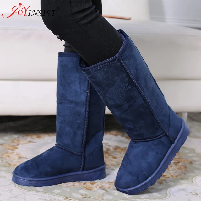 blue snow boots for women