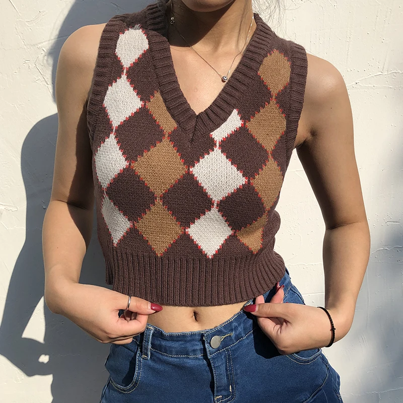 vintage cropped sweater