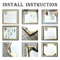 3CM Large Size Wood Frame DIY Natural Pine Wood Painting Frame Custom Photo Frame for Picture Poster Wall Canvas Painting Cadre preview-6