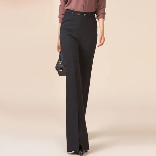 black suit trousers womens