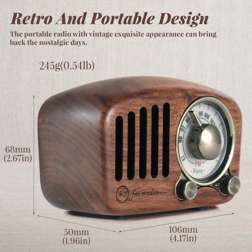 old fashioned radio speaker