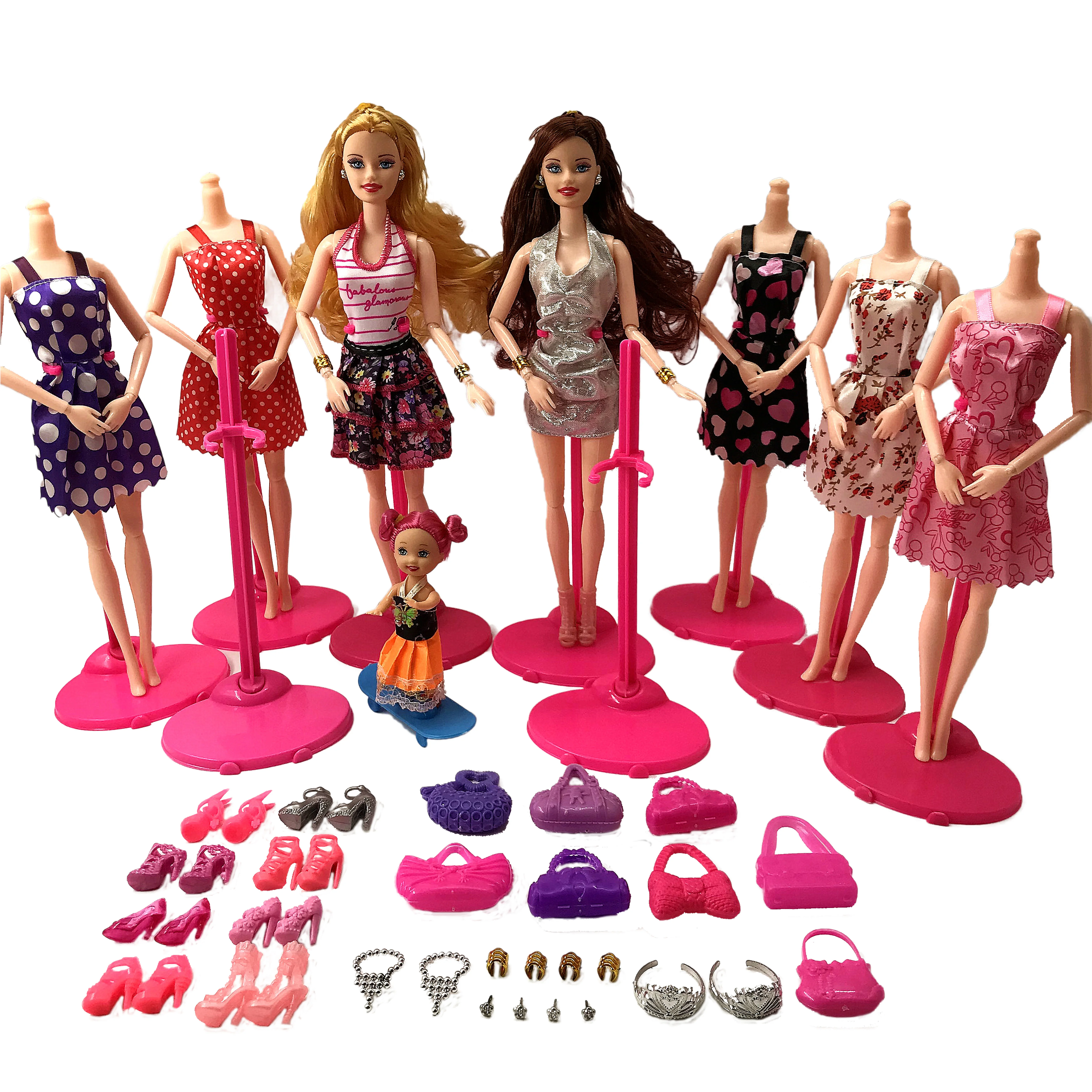 barbie doll fashion set