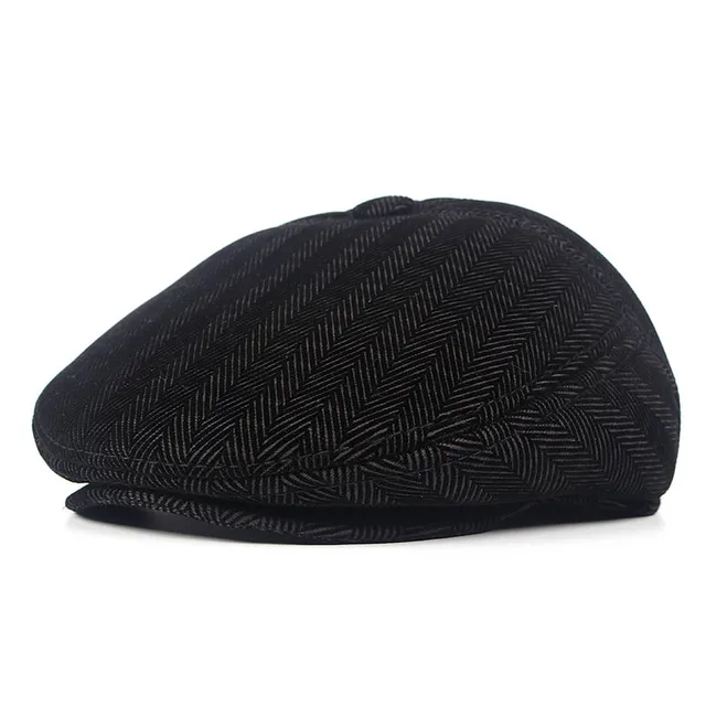 black beret with bow