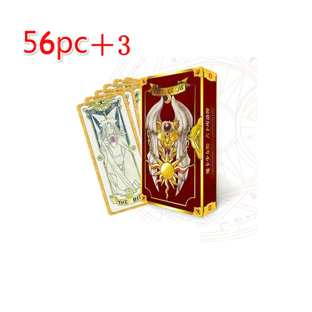 60pcs/set Anime Card Captor Kinomoto Sakura Cosplay Tarot Paper