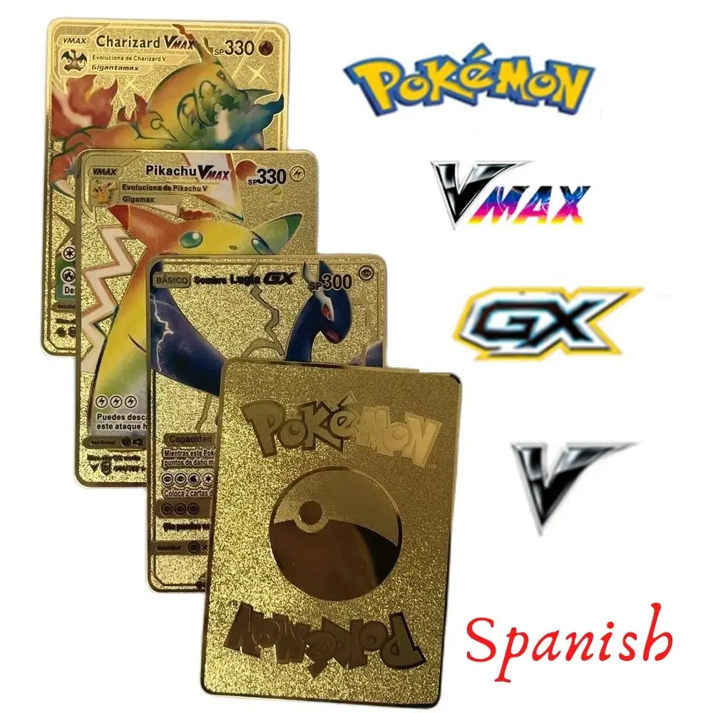 Spanish Pokémon Cards Metal Pokemon Letters Spanish Pokemon Iron