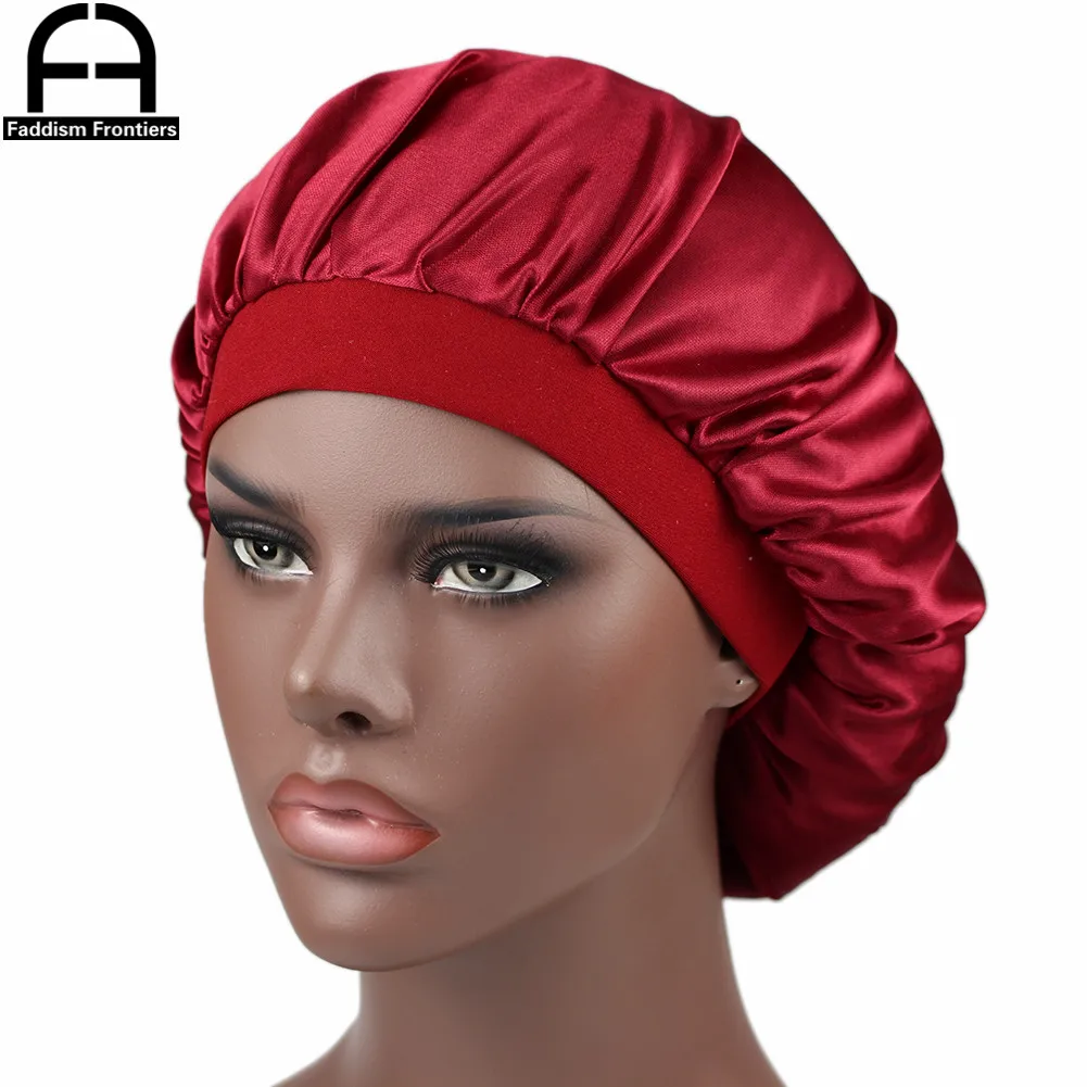 Women Big Size Beauty Silk Bonnet 