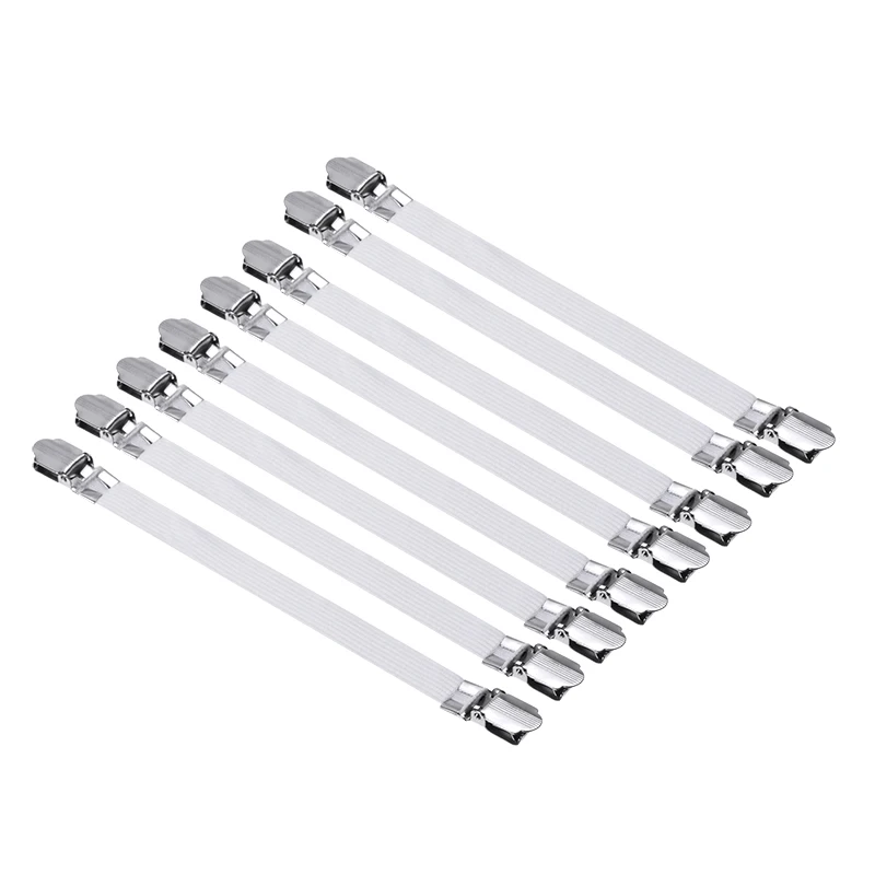 Купить Скобяные изделия 8pcs Elastic Mini Bed Sheet Clip 22.536cm
