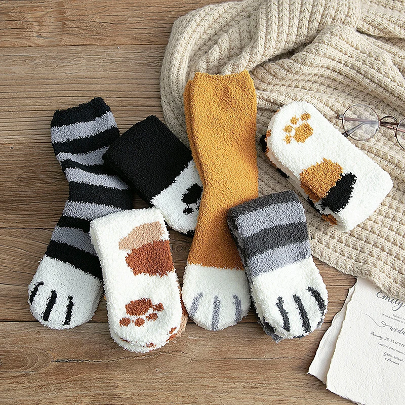 fuzzy thick socks