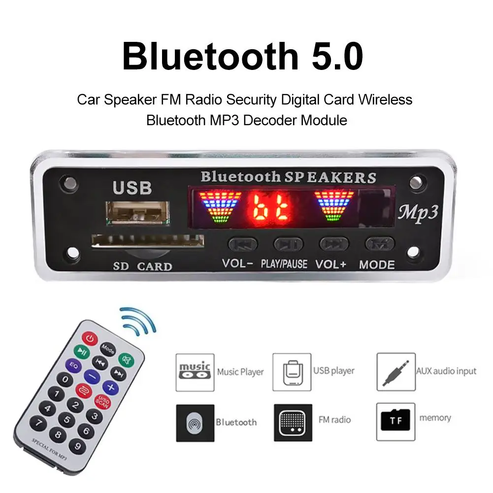 fm mp3 player with speaker