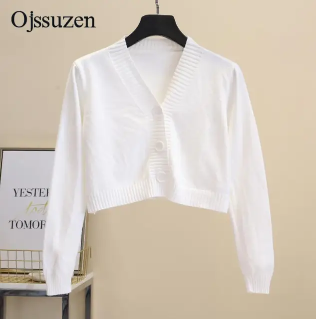 Long Sleeve Sweater Women Knitted Cardigan