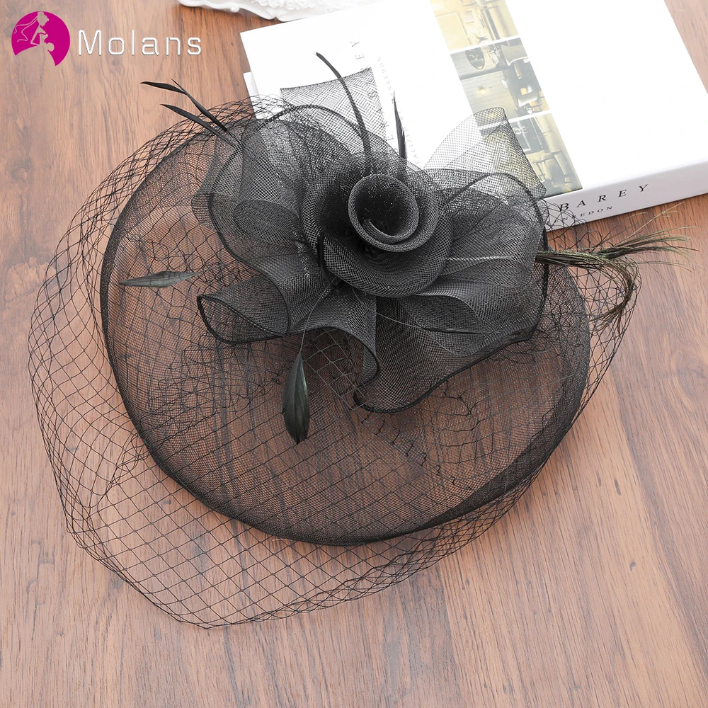MOLANS Classical Wedding Small Top Hat 